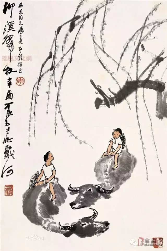 李可染一生創(chuàng)作作品1000件，市場拍了8000件，90%是假的