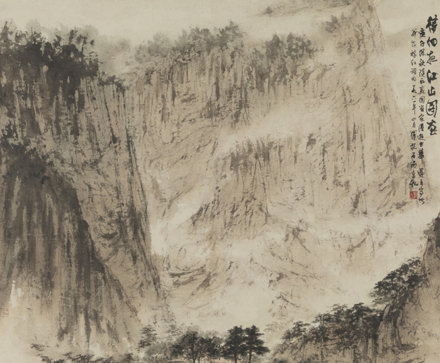 《待細(xì)把江山圖畫》100×111.5cm，1961年